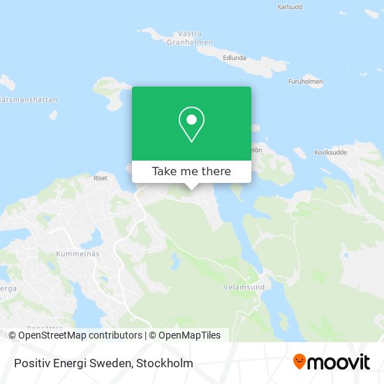 Positiv Energi Sweden map