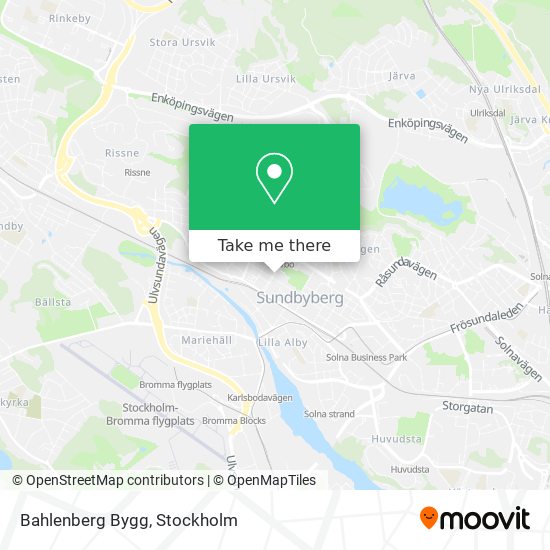 Bahlenberg Bygg map