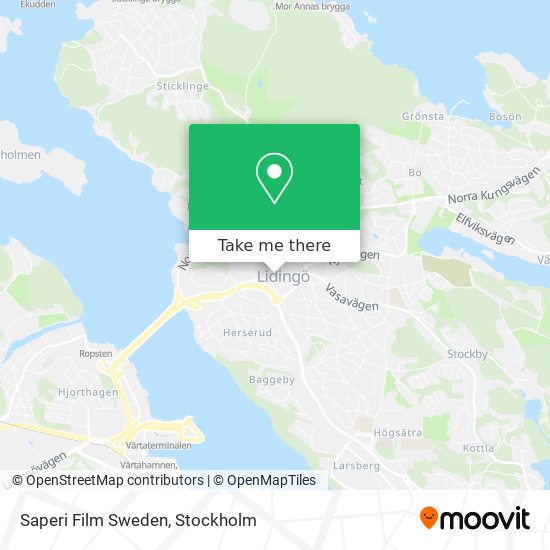 Saperi Film Sweden map