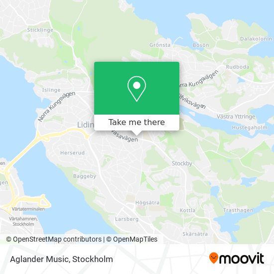 Aglander Music map