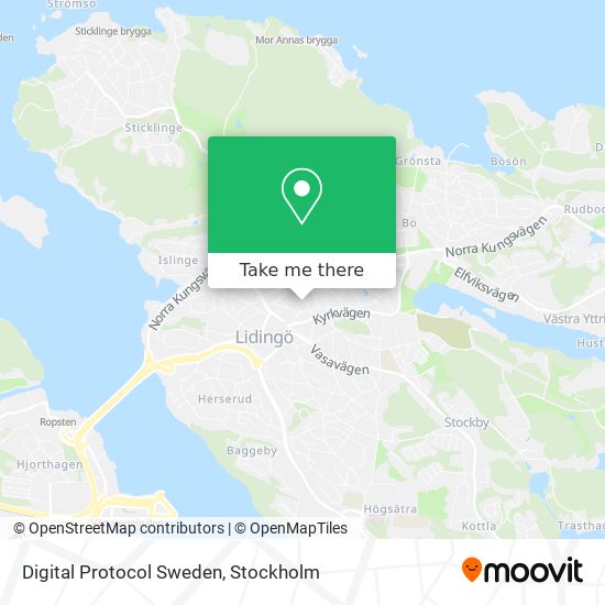 Digital Protocol Sweden map