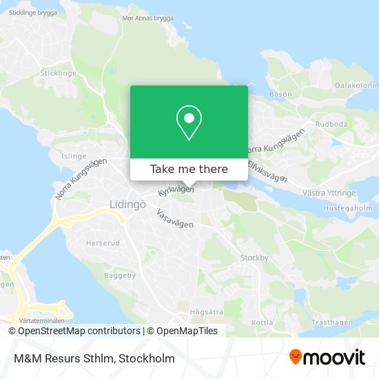 M&M Resurs Sthlm map