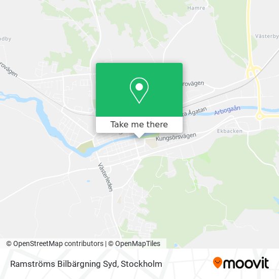 Ramströms Bilbärgning Syd map