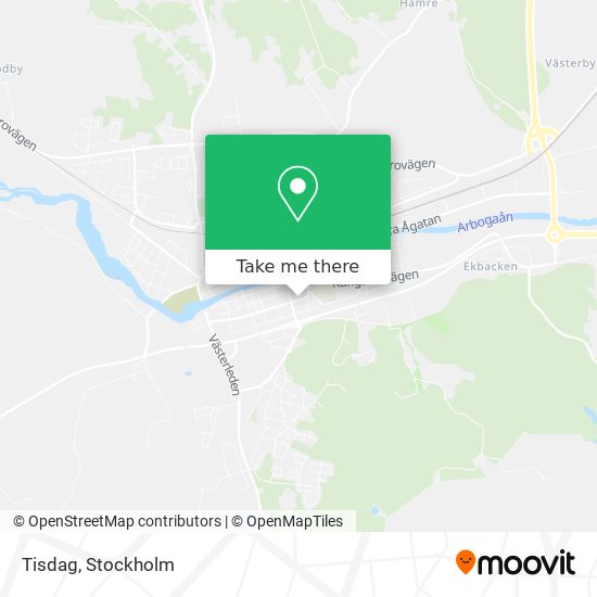 Tisdag map