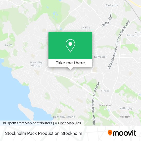 Stockholm Pack Production map