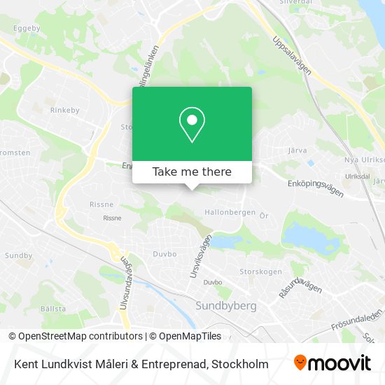 Kent Lundkvist Måleri & Entreprenad map