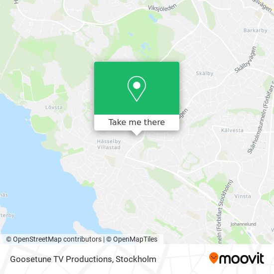 Goosetune TV Productions map