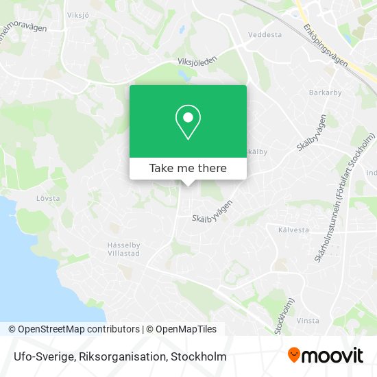 Ufo-Sverige, Riksorganisation map