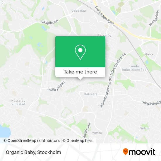 Organic Baby map