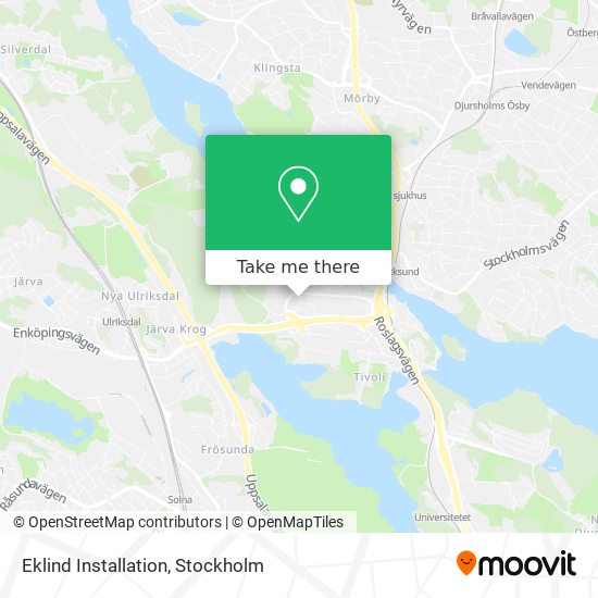 Eklind Installation map