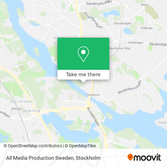 All Media Production Sweden map