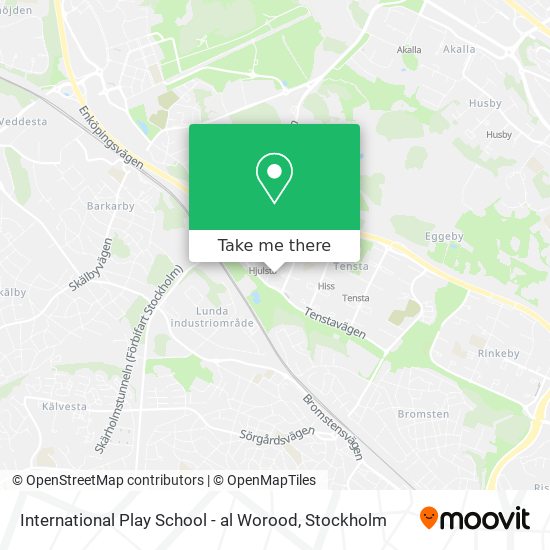 International Play School - al Worood map