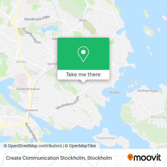 Create Communication Stockholm map