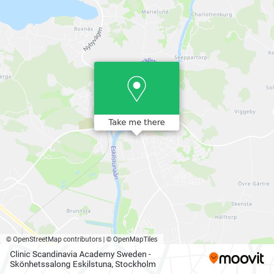 Clinic Scandinavia Academy Sweden - Skönhetssalong Eskilstuna map