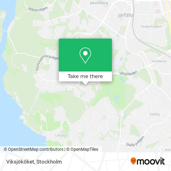 Viksjököket map