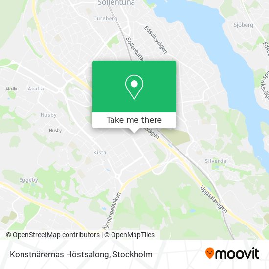 Konstnärernas Höstsalong map