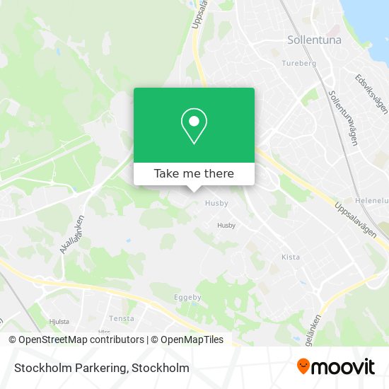 Stockholm Parkering map