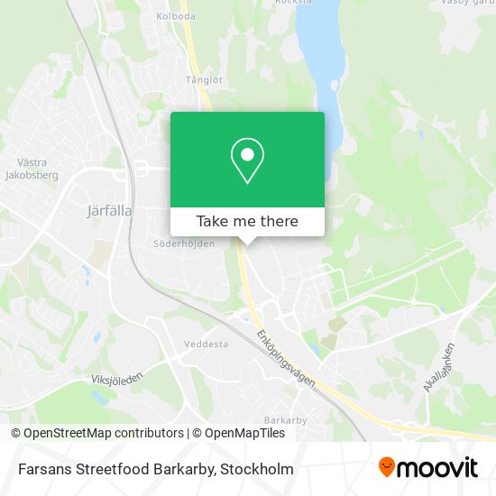 Farsans Streetfood Barkarby map