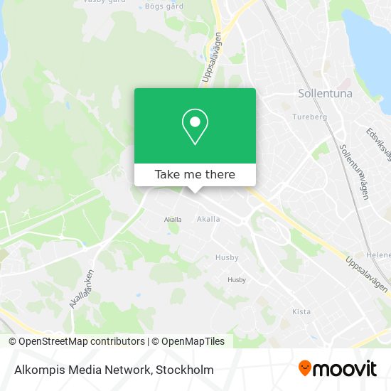 Alkompis Media Network map