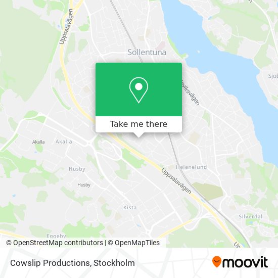 Cowslip Productions map