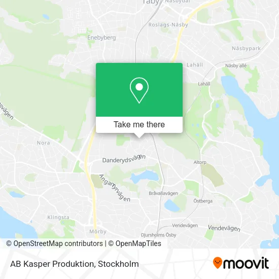 AB Kasper Produktion map
