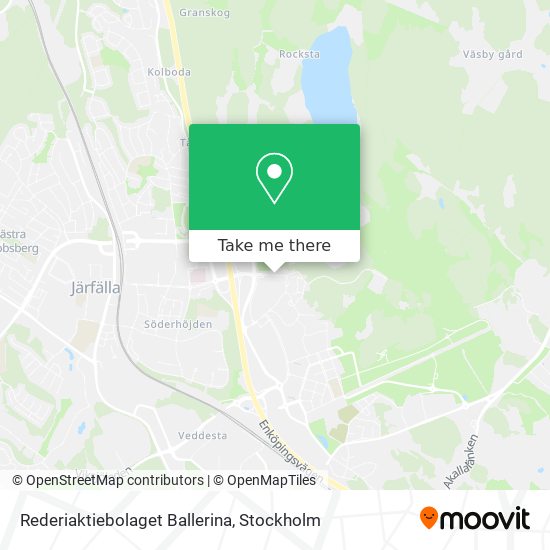 Rederiaktiebolaget Ballerina map