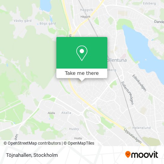 Töjnahallen map