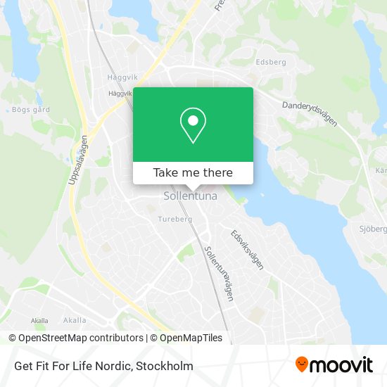 Get Fit For Life Nordic map