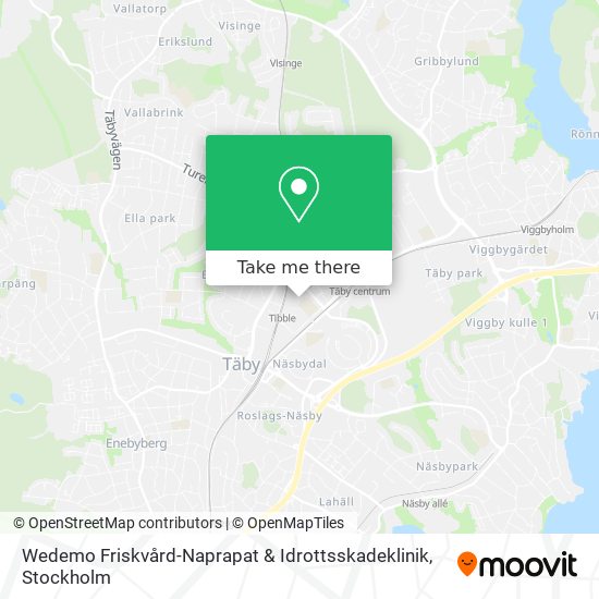 Wedemo Friskvård-Naprapat & Idrottsskadeklinik map