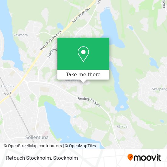 Retouch Stockholm map