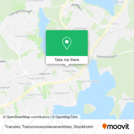 Translev, Transmissionsleverantören map