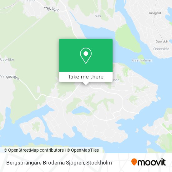 Bergsprängare Bröderna Sjögren map