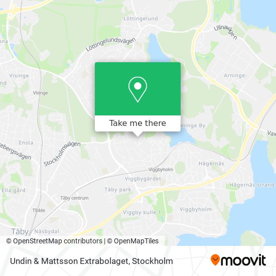 Undin & Mattsson Extrabolaget map