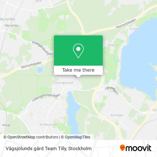 Vågsjölunds gård Team Tilly map