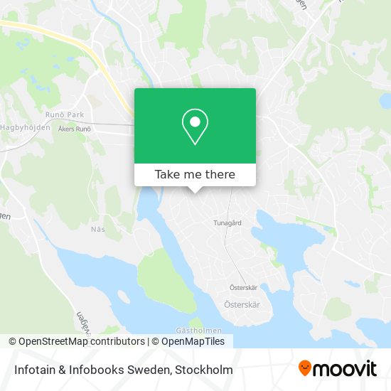 Infotain & Infobooks Sweden map