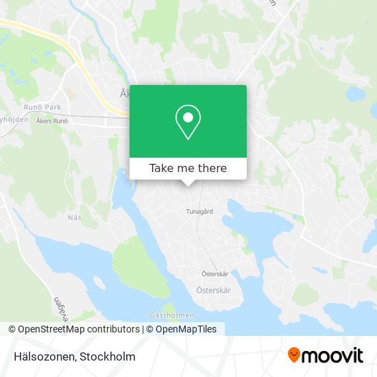 Hälsozonen map