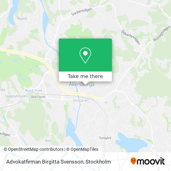 Advokatfirman Birgitta Svensson map