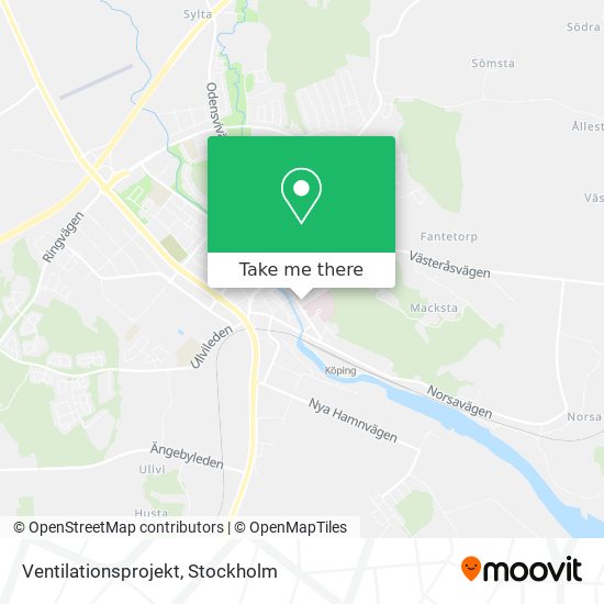 Ventilationsprojekt map