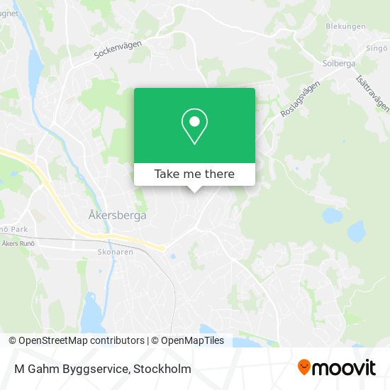 M Gahm Byggservice map