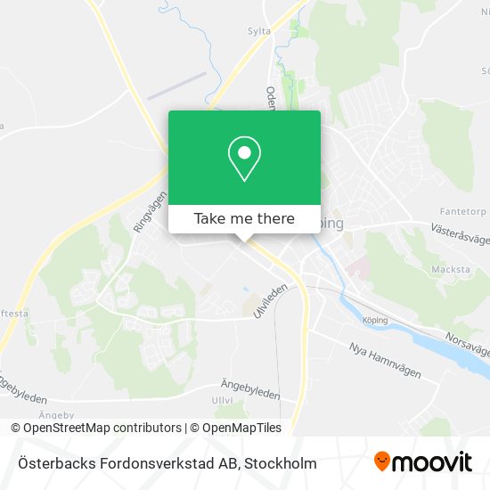 Österbacks Fordonsverkstad AB map