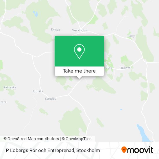 P Lobergs Rör och Entreprenad map