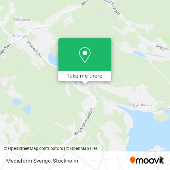 Mediaform Sverige map