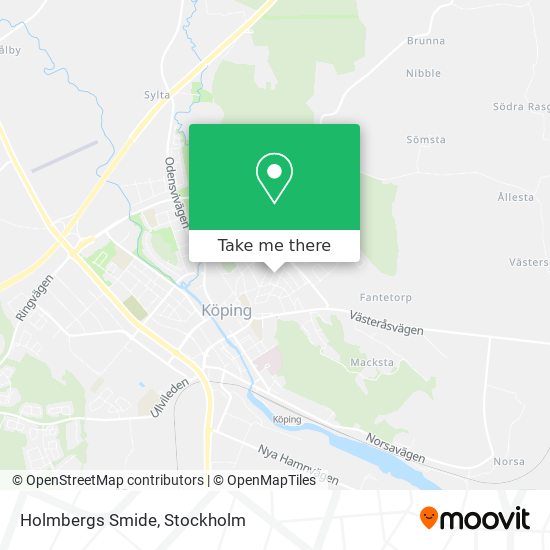 Holmbergs Smide map