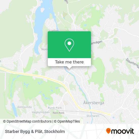 Starber Bygg & Plåt map