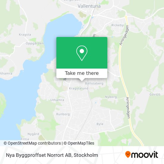 Nya Byggproffset Norrort AB map