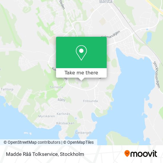 Madde Råå Tolkservice map