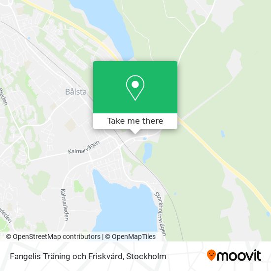 Fangelis Träning och Friskvård map