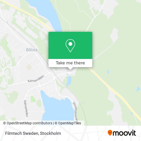 Filmtech Sweden map