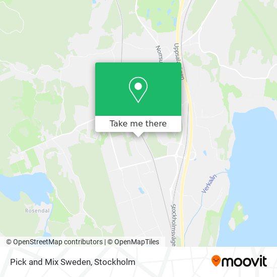 Pick and Mix Sweden map