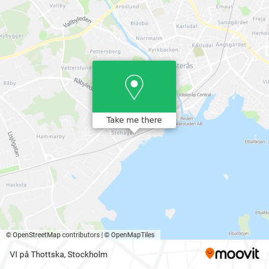 VI på Thottska map